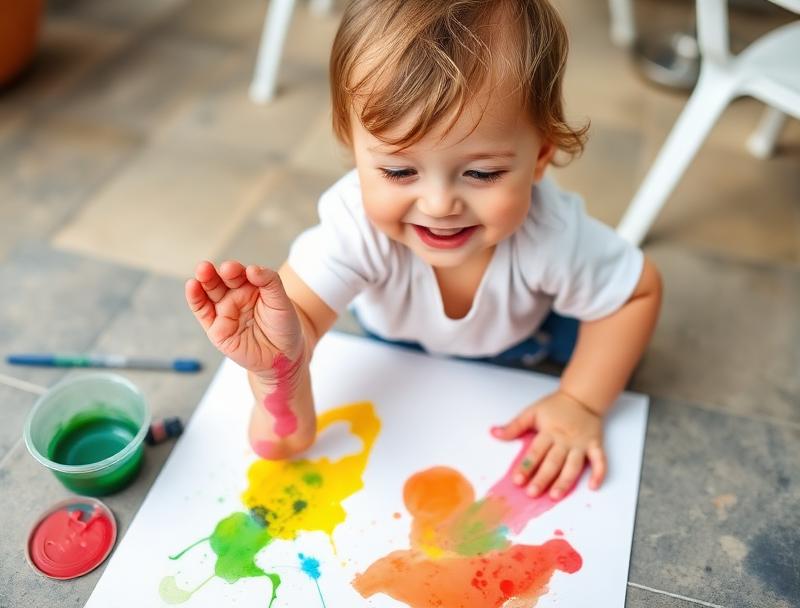 Foot Print Painting