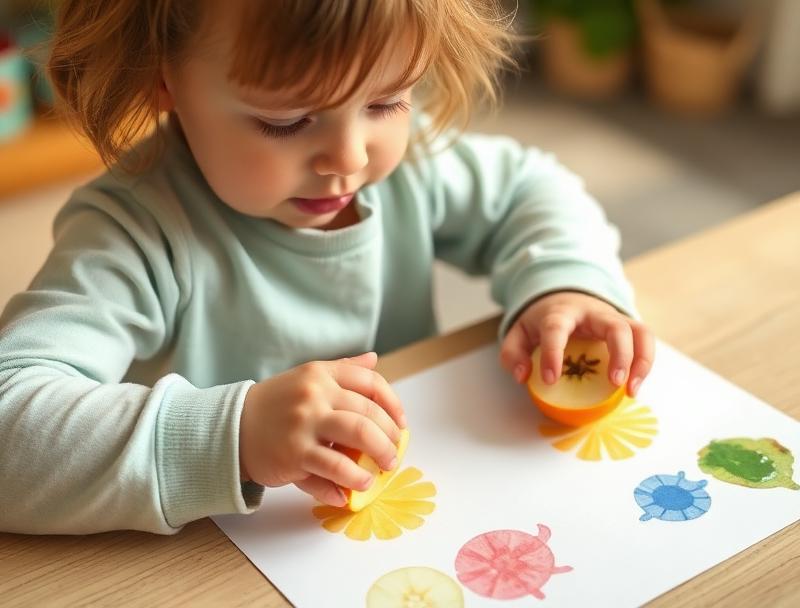 Fruit Stamping Art