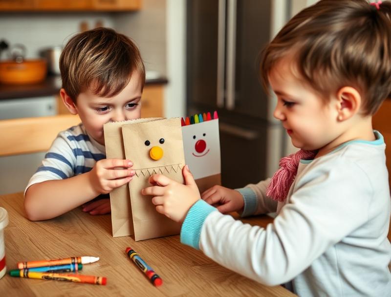 Paper Bag Puppet Show