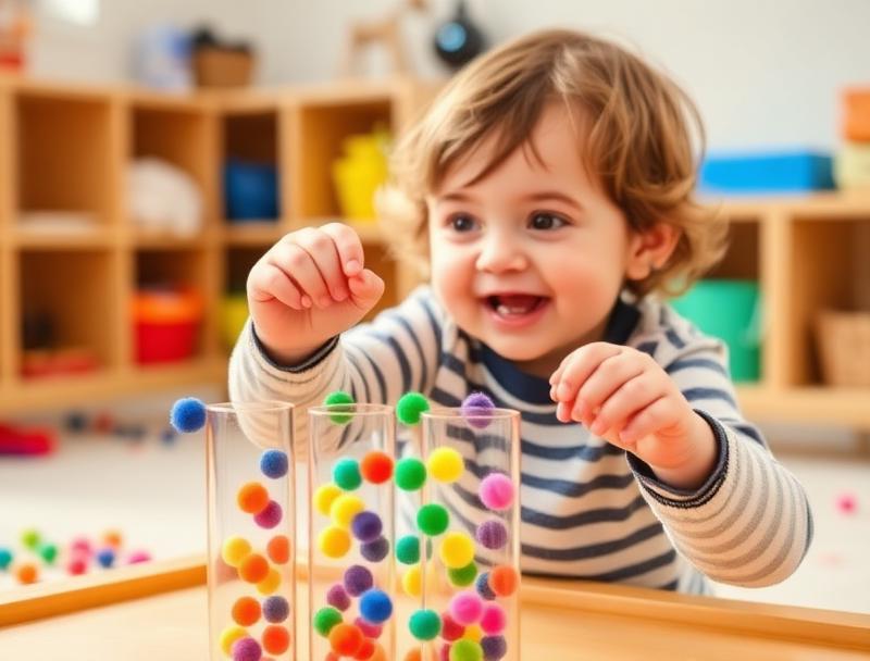 Pompom Drop Activity